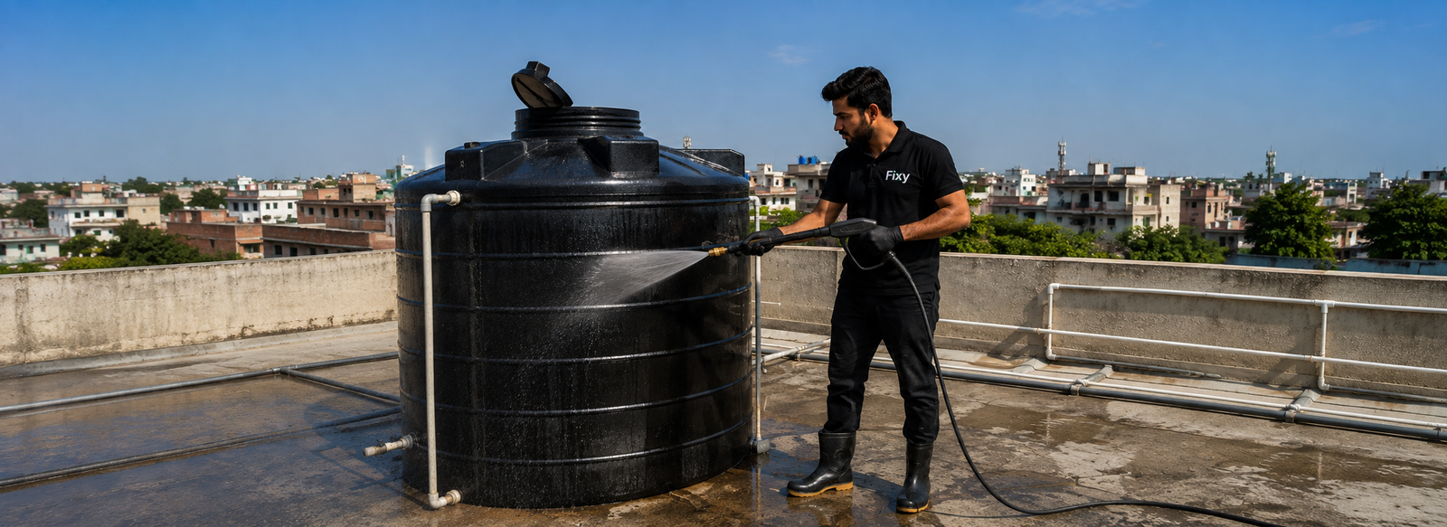 Plastic Water Tank Cleaning Services