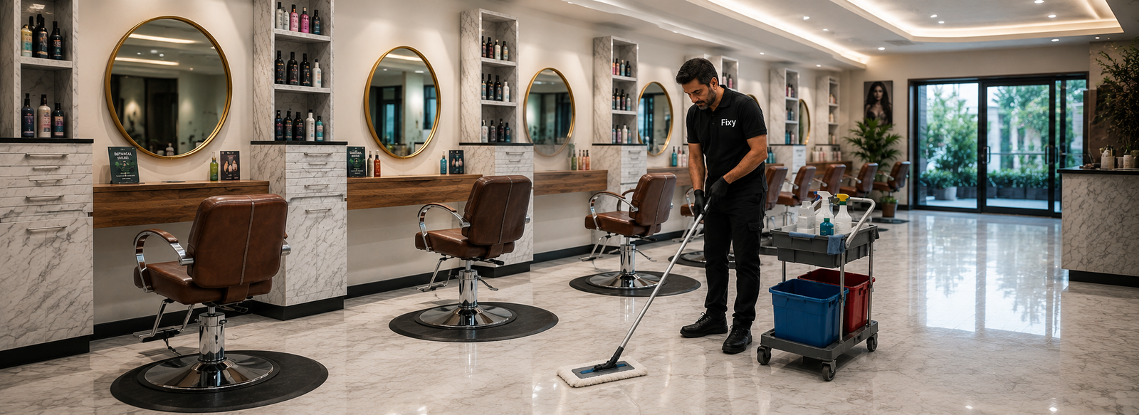 Salon Deep Cleaning