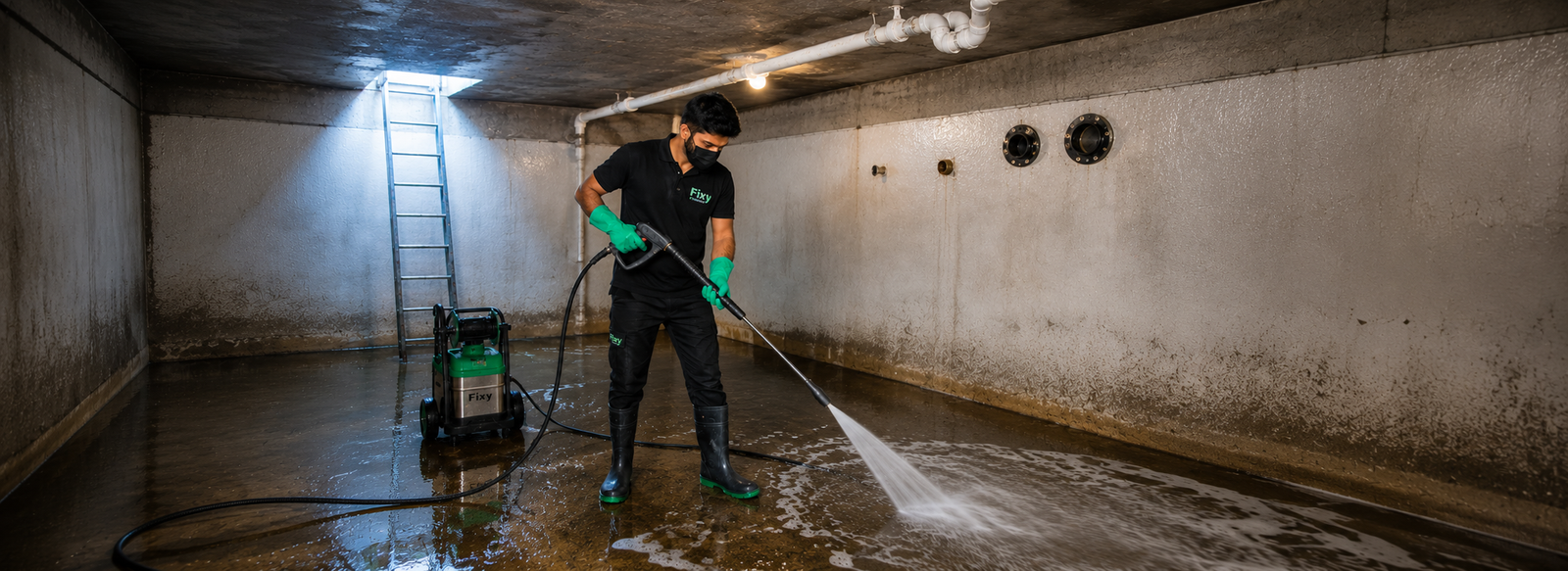 Underground Water Tank Cleaning 6/6ft-8/8ft