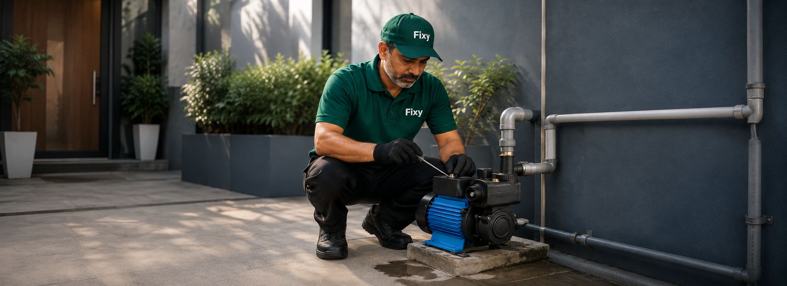 Water Motor Installation