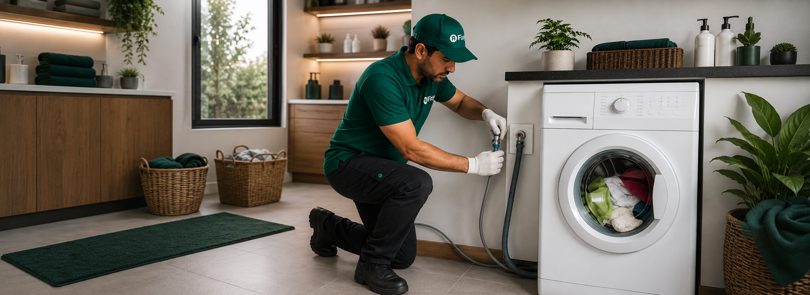 Automatic Washing Machine Installation +Wiring