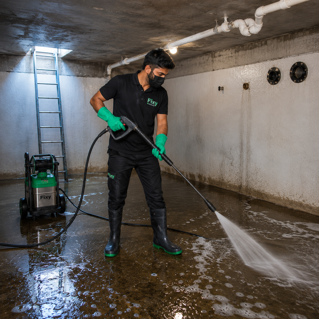 Underground Water Tank Cleaning 6/6ft-8/8ft