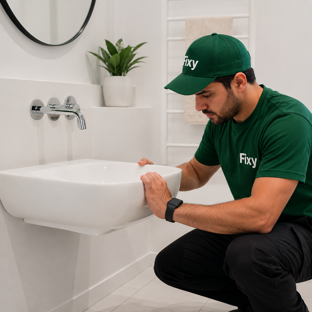 Washbasin Installation
