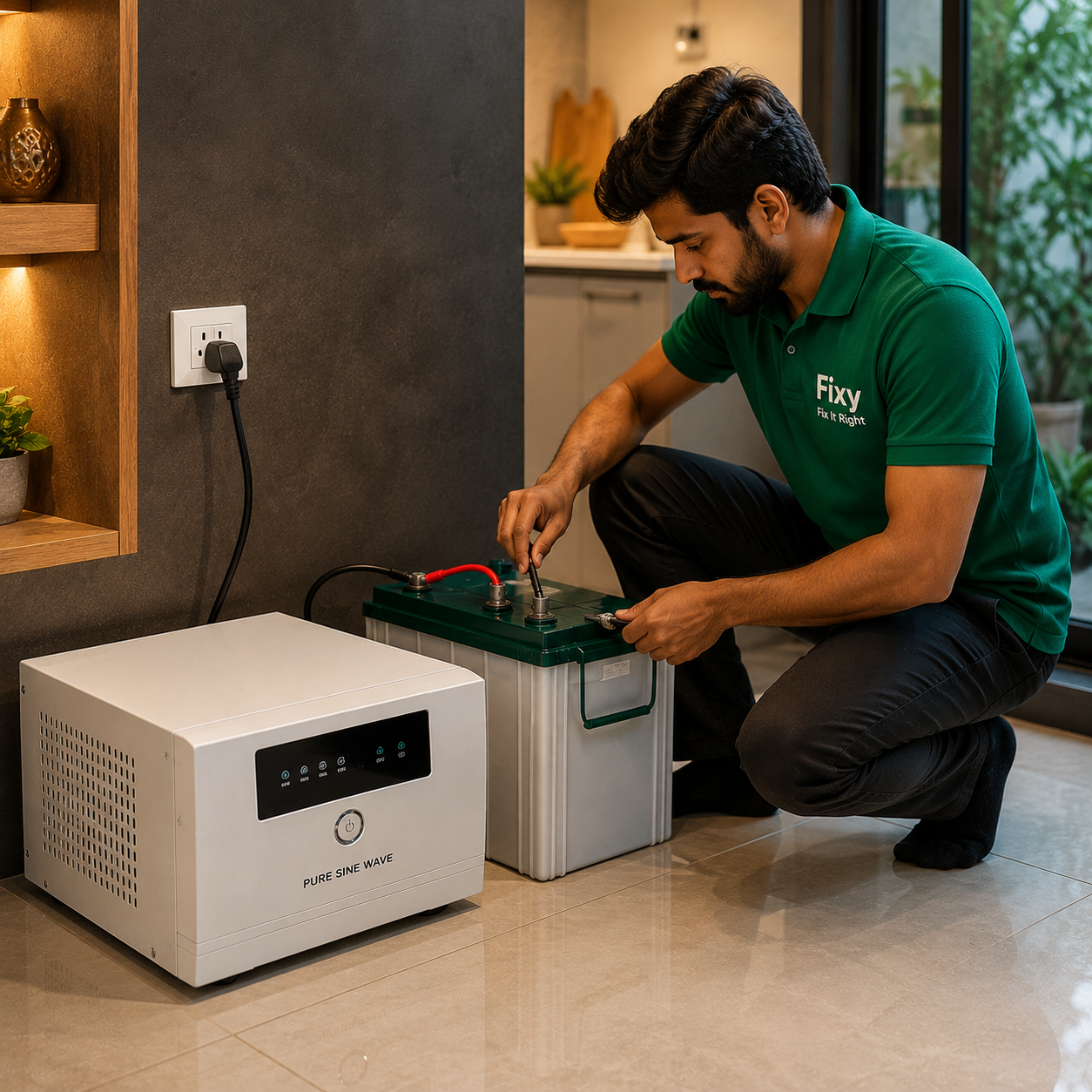 UPS installation (Without Wiring)