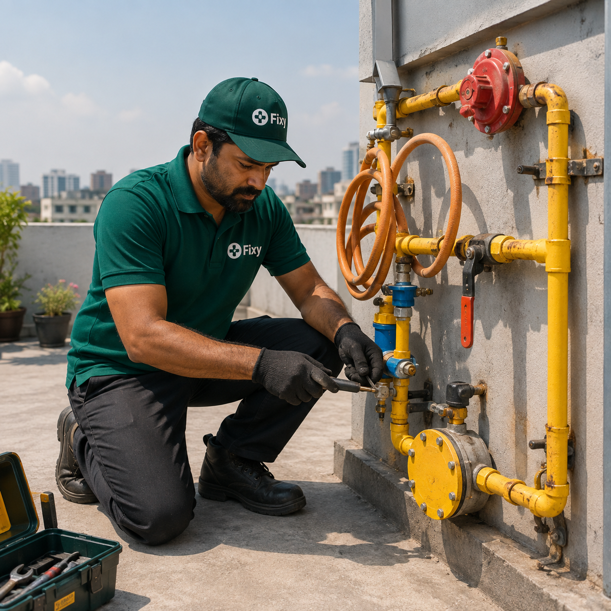Gas Pipe Wiring