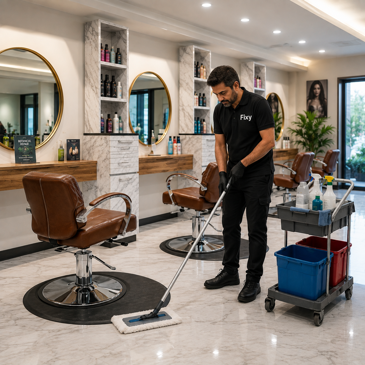 Salon Deep Cleaning