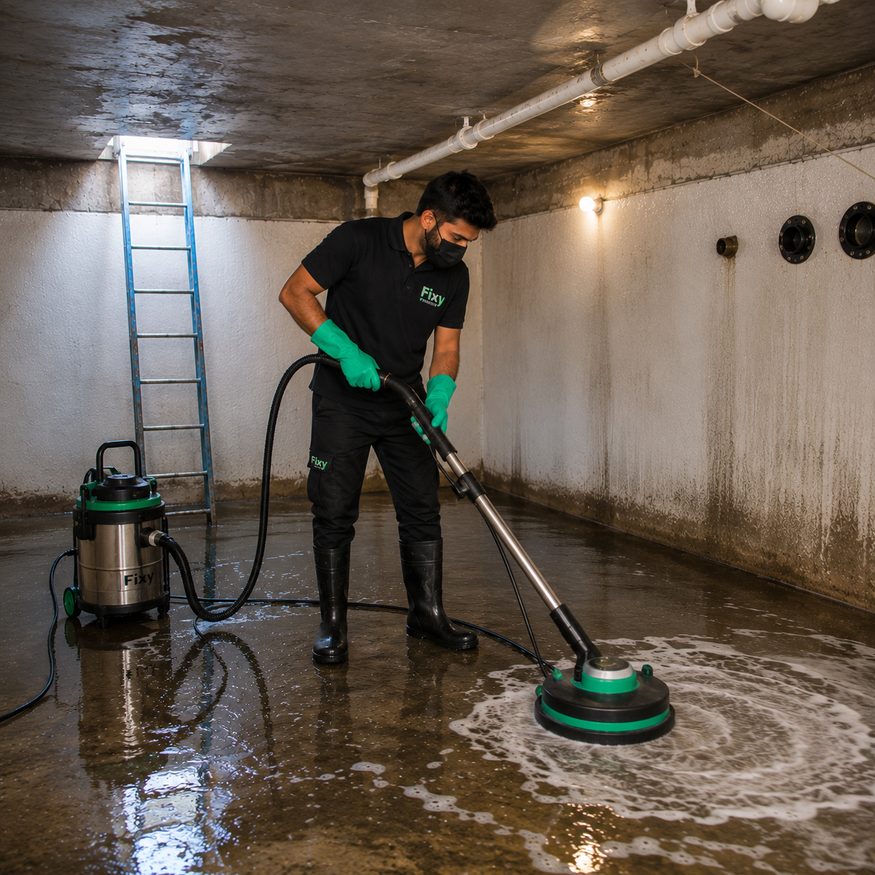 Underground Water Tank Cleaning 9/9ft-12/12ft