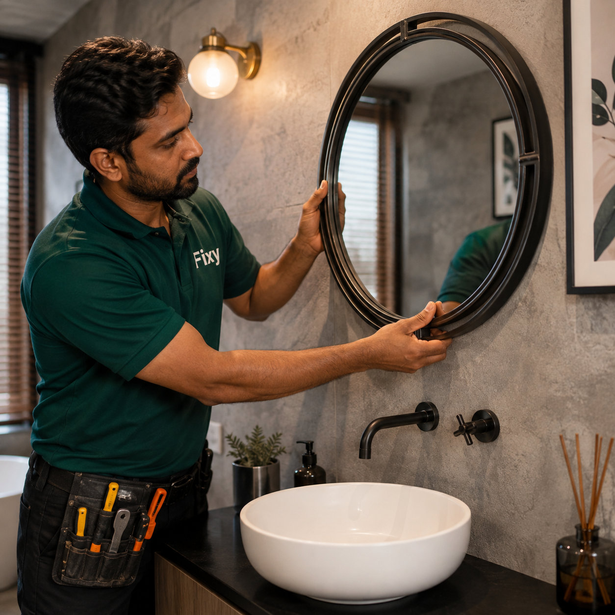 Mirror Hanging
